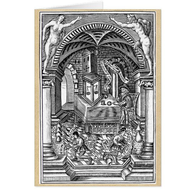 Utövande av Philosopher's Stone Hälsningskort (Framsidan)