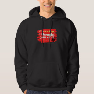 Utövande eller färd hoodie
