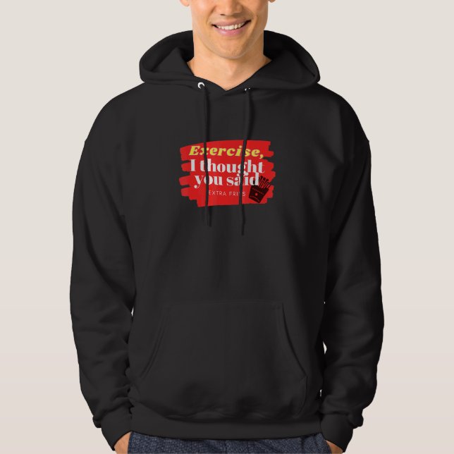 Utövande eller färd hoodie (Framsida)