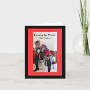 Utövande för personer över 60 år kort
