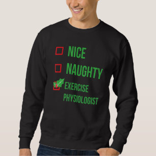 Utövande fysiolog Funny Pajama-jul Lång Ärmad Tröja