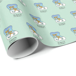 Utövande Reindeer-jul Presentpapper