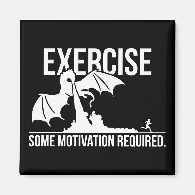 Utövande, viss motivation krävs, Dragon - Lustigt Magnet (Framsidan)