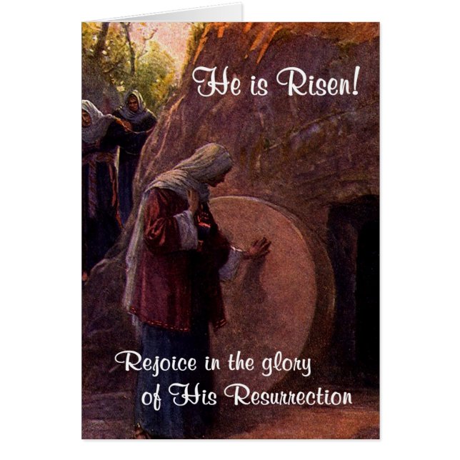 Utöver det vanliga Mary Magdalene på Jesuss tomma Hälsningskort (Framsidan)