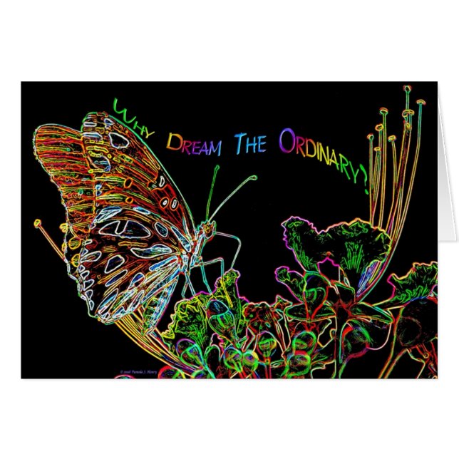 Utöver det vanliga neondrömmar 2 OBS kort (Framsidan Horizontal)