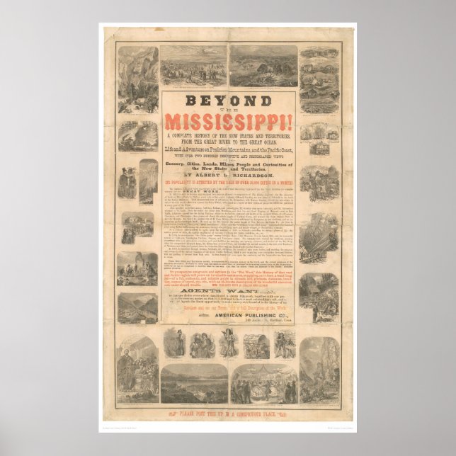 Utöver Mississippi (0023A) Poster (Framsidan)