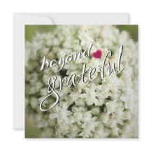 Utöver tacksamma, platta tackkort