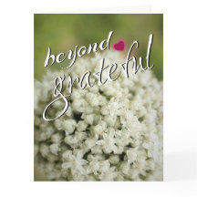 Utöver tacksamma tackkort