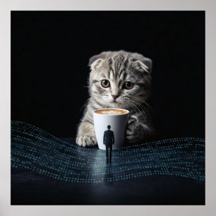 Utöver vanlig: Katt, kaffe och kod Poster