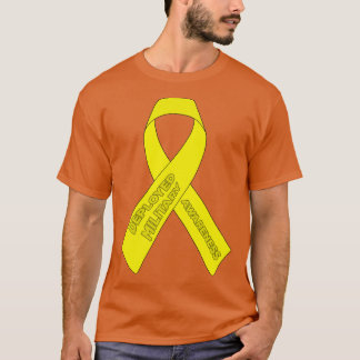 Utplacerad militär medvetenhet t shirt