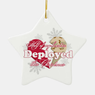 Utplacerade denna julstjärnaprydnad julgransprydnad keramik