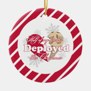 Utplacerade detta jul julgransprydnad keramik