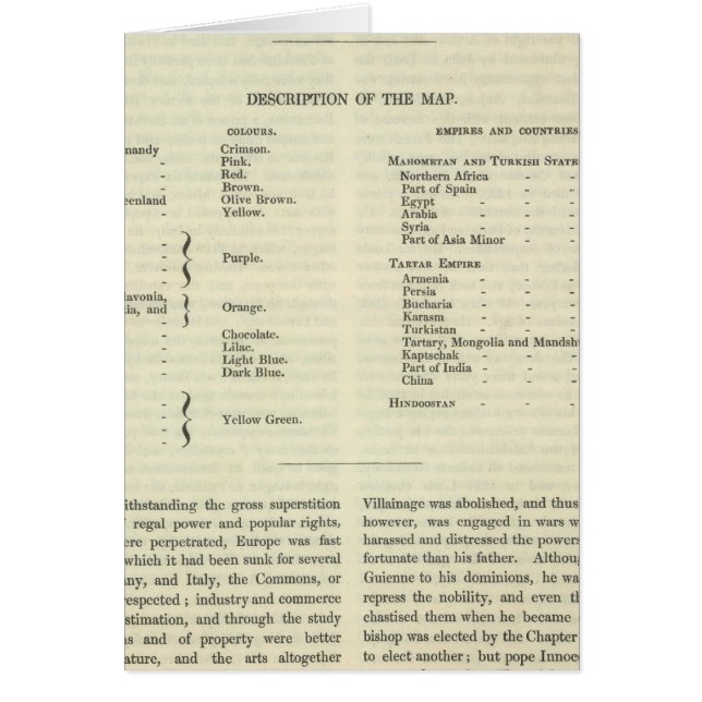 Utplåning av Kublai Khan 1294 AD Hälsningskort (Framsidan)