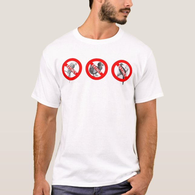 Utplåningen är inte stewardship tee (Framsida)