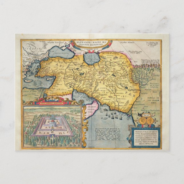 Utplåningen av Alexander i Underbaren Vykort (Framsida)