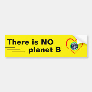 Utplåningrevolt - det finns inte NÅGOT planet B Bildekal