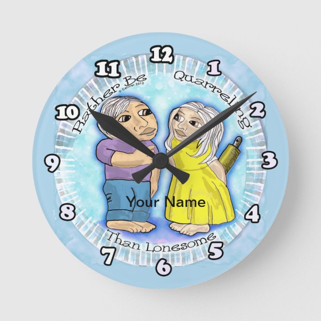 Utpressning eller Enastående Rund Klocka (Framsida)