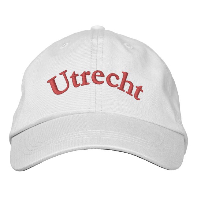 Utrecht Embroized Baseball Cap Broderad Keps (Framsida)