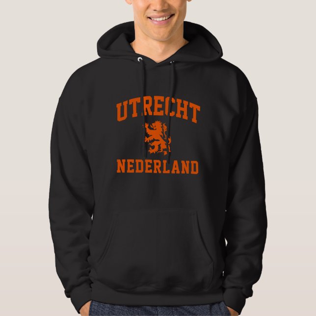 Utrecht Nederländerna Hoodie (Framsida)