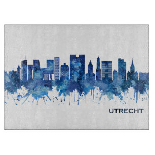 Utrecht Nederländerna Skyline Blue