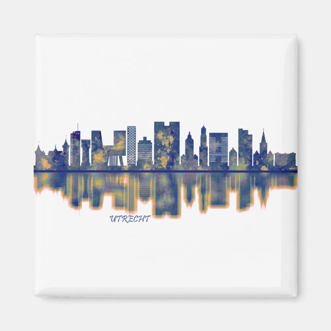 Utrecht Skyline Magnet (Framsidan)