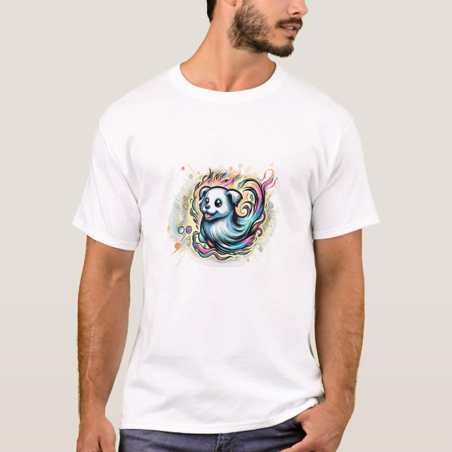 Utredare Ghost Hallo T Shirt (Framsida)