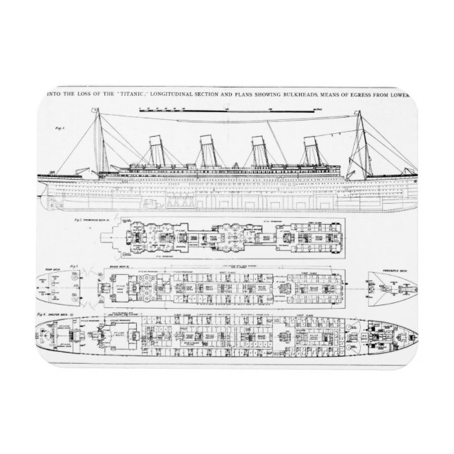 Utredning av förlusten av området Titanic: Kor Magnet (Horisontell)
