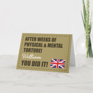 Utresa från Parad, Grattisar från den brittiska ar Kort