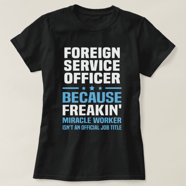 Utrikesansvarig T Shirt (Design framsida)