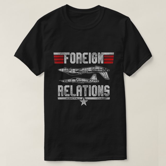 Utrikesfrågor T Shirt (Design framsida)