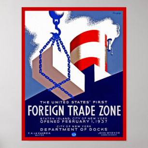 Utrikeshandelzon Poster