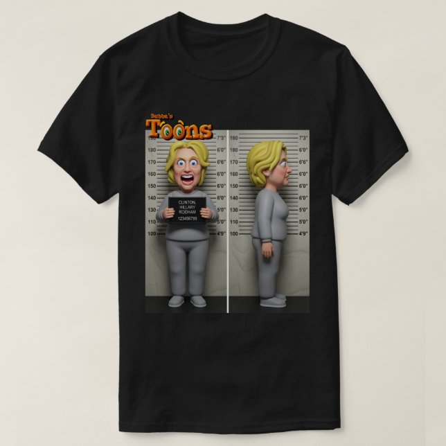 UTRIKESMINISTER HILLARY CLINTON T SHIRT (Design framsida)