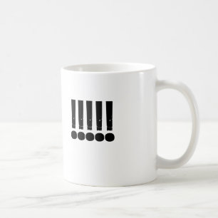 utropstecken Mugg