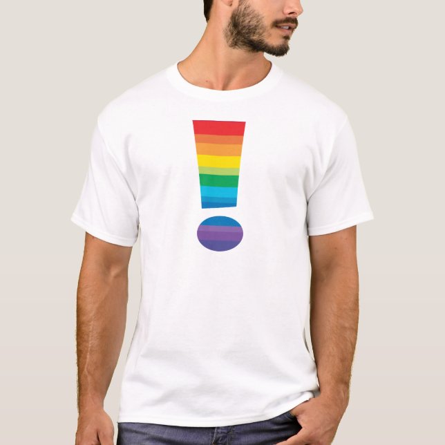 Utropstecken! Tee Shirt (Framsida)