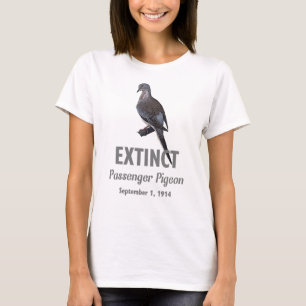 Utrotning av passagerarduva t shirt