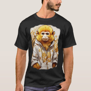 utrotningshotade arter GoldenLion Tamarin Marlow T Shirt