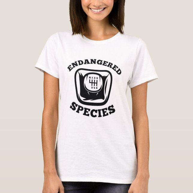 utrotningshotade arter t shirt (Framsida)