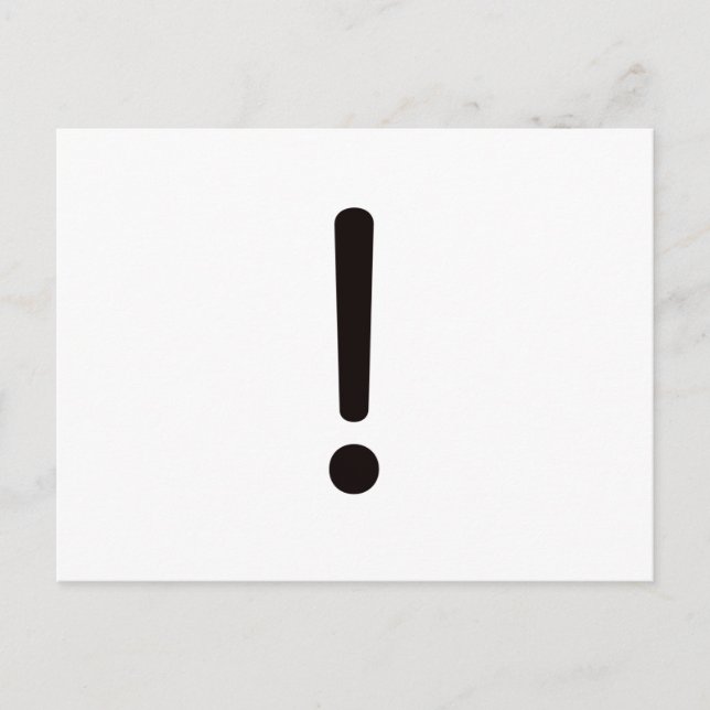 Utrotningspunkt! Black Blue Red Vykort (Framsida)