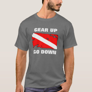 UTRUSTA GÅR UPP BESEGRAR - skräddarsy T-shirt