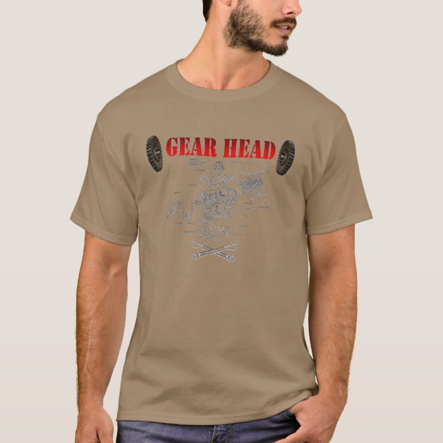UTRUSTA HUVUDET T-SHIRT (Framsida)