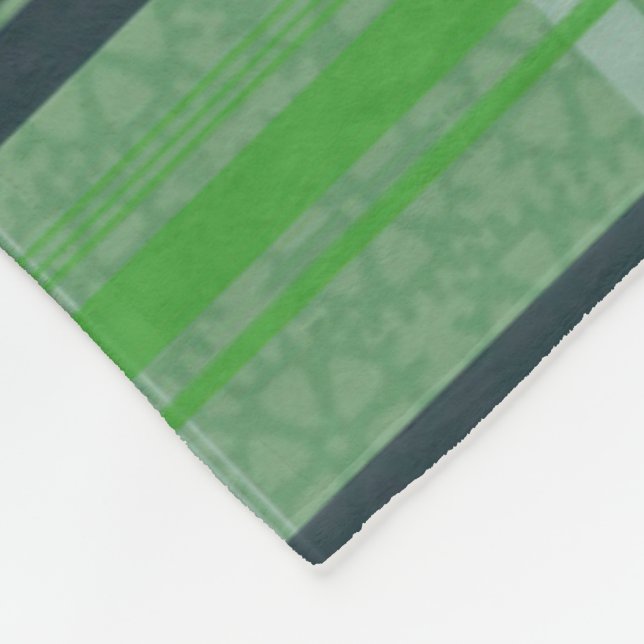 Utrusta Tartanfilten - blått & grönt Fleecefilt (Hörn)