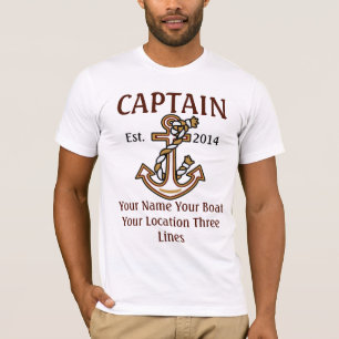 Utrustar den första matta skepparen för t-shirt
