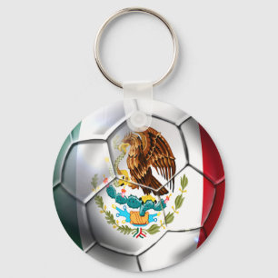 Utrustar den mexicanska flagga Mexico el för Tri Nyckelring