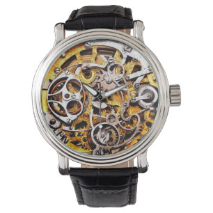 Utrustar den skelett- klockan för vintage armbandsur