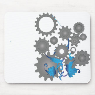 Utrustar och blommar musmatta