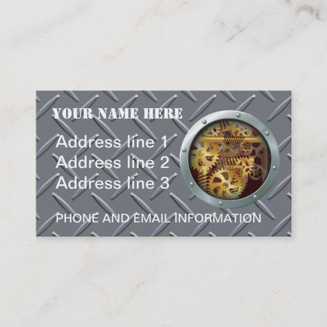 UTRUSTAR VISITKORT (Framsida)