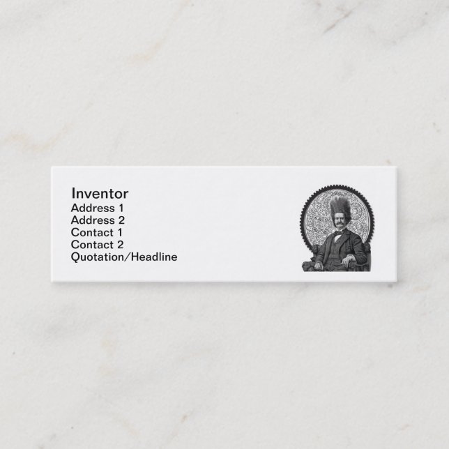 utrustar visitkorten mini visitkort (Framsida)