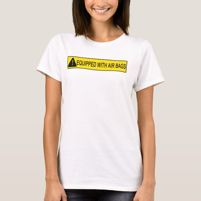 Utrustat med luft hänger lös kvinna tank tee shirt (Framsida)