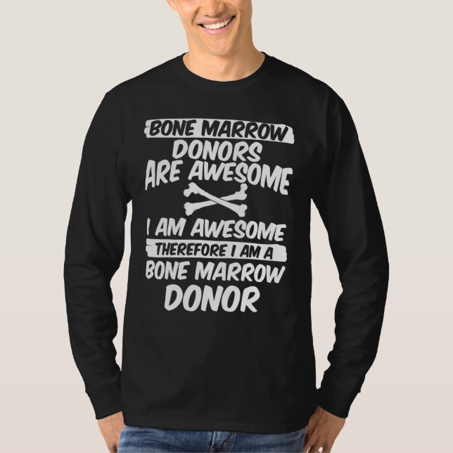 Utrustning för benmärgsgivare - givardesign t shirt (Framsida)