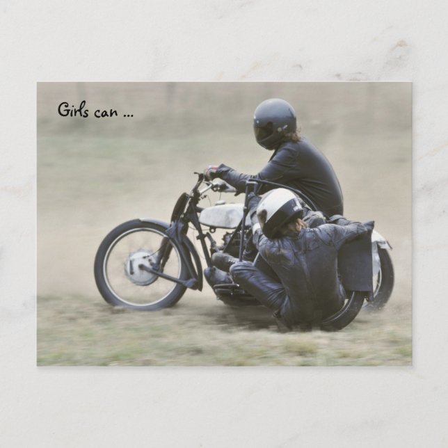 Utrustning för dam före 65 sidokoner vykort (Framsida)